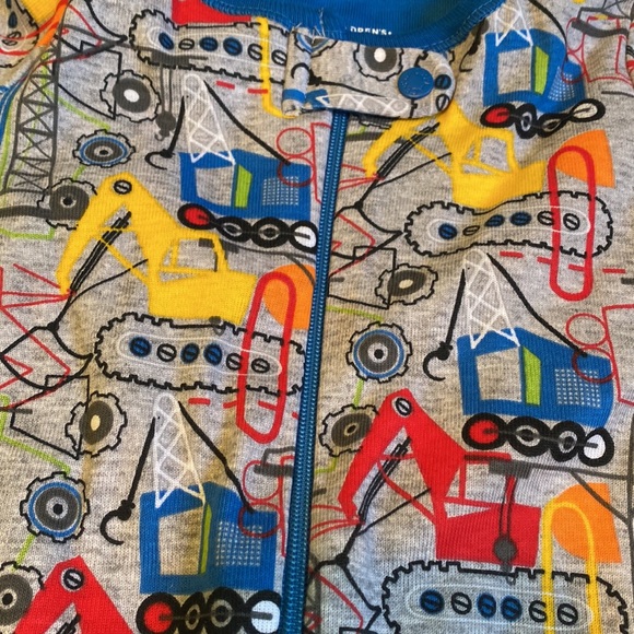 Baby short sleeve truck pajamas - Picture 2 of 4